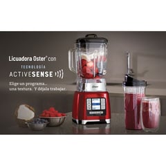 OSTER - Licuadora ® ActiveSense con Blend&Go BLSTTDG Roja