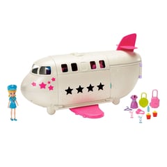 POLLY POCKET - Muñeca Mega Jet de Viaje