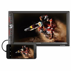 AIWA - Autoradio Mirrorlink 2 Din 7HD Bluetooth 7 Colores