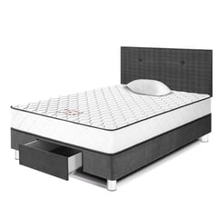 PARAISO - Dormitorio con Cajones Per 1.5 Plz + 1 Almohada + Protector