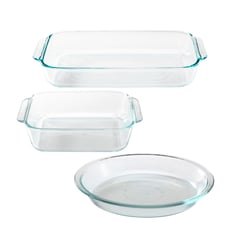 PYREX - Set 3 Pc Transparente