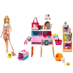 BARBIE - Juguete Barbie Tienda para Mascotas