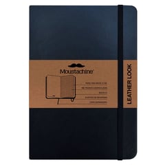 MOUSTACHINE - Libreta Classic Pocket Cuadriculado Negro