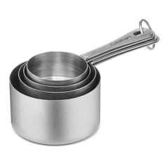 CUISINART - Juego x4 Tazas Medidoras Acero Inoxidable