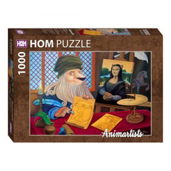 HOM PUZZLE - Rompecabezas 1000 Pzas Lionnardo Da Vinci