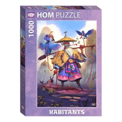 HOM PUZZLE - Rompecabezas 1000 Pzas Pescador Con Cormorán