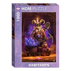 HOM PUZZLE - Rompecabezas 1000 Pzas Recolectores De Gemas