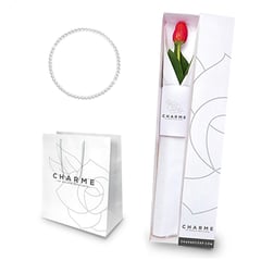 CHARME - Caja 1 Tulipan Con Pulsera Bolitas