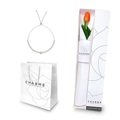 CHARME - Caja 1 Tulipan Con Pulsera Corazoncito