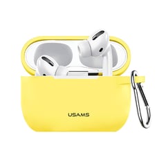 USAMS - Case Airpods Pro Con Llavero Amarillo