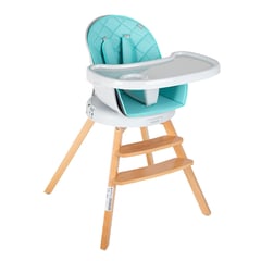 INFANTI - Silla de Comer para Bebé Alta 360° 1021T Turquesa