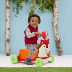 SKIP HOP - Scooter para Niños Zorro Zoo 3 en 1