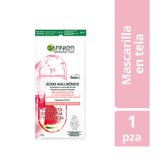 GARNIER - Ampolla en mascarilla de tela Reafirmante Sandia Skin Active