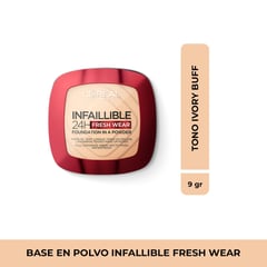 LOREAL PARIS - Polvos Compactos Infallible 24h Fresh Wear