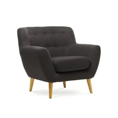 ROSEN - Sillón Rafaella 1 Cuerpo Charcoal