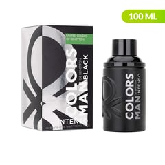 BENETTON - Colors Man Black Intenso EDP 100 ml