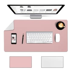 TG EQUIPMENT - Desk Pad Plateado/Rosa 80x40