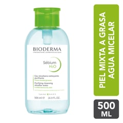 BIODERMA - Agua micelar Sebium H2O 500ML Pp Inversee