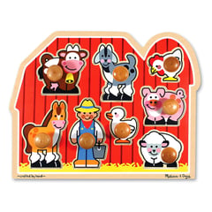 MELISSA & DOUG - Rompecabeza Perilla Jumbo Granja