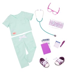 OUR GENERATION - Outfit Deluxe Scrub Cirujana