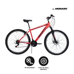 MONARETTE - Bicicleta Scorpion Aro 29" Rojo