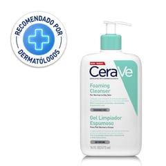 CERAVE - Gel Limpiador Espumoso Foaming Cleanser 473ml