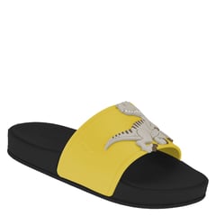 PICO Y PALA - Sandalias Slide Niño Slide Dino Amarillo con Negro