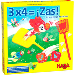 HABA - Juego de Mesa 3 x 4 = ¡Zas!