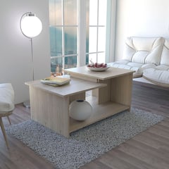 TUHOME - Mesa de Centro Wema 3 Rovere