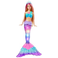 BARBIE - Muñeca Dreamtopia Sirena Luces Brillantes