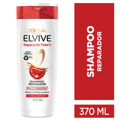 ELVIVE - Shampoo Reparación Total 5 Cabello Dañado 370ml