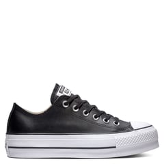 CONVERSE - Zapatillas Urbanas Mujer Lift Clean Leather Negro