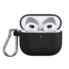 USAMS - Case Airpods 3 Con Llavero Negro