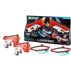 X-SHOT - Pack x2 Pistola Laser 360