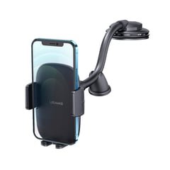 USAMS - Soporte Celular Auto consola Retractil Negro