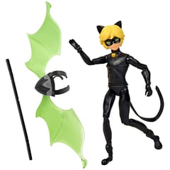 MIRACULOUS - Figura de Acción Cat Noir Battle W 12.5cm