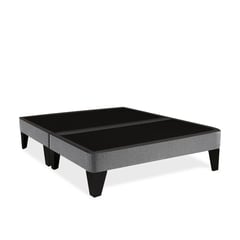 DROM - Base De Cama Europea King Plateada