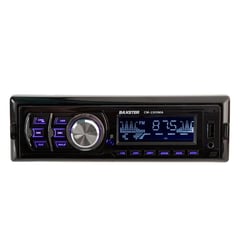 BRAX&STERN - Autoradio 1 Din Mp3 Bluetooth USB Desmontable Azul