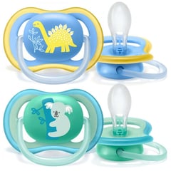 AVENT - Pack x2 Chupón Ultra Air 18M+ Niño