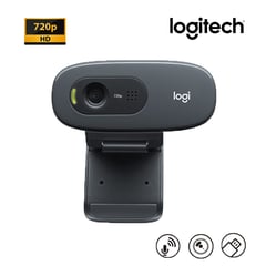 LOGITECH - Cámara Webcam HD C270 720p 30fps Micrófono de alcance a 1M