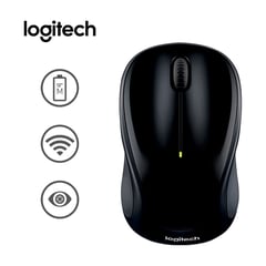 Mouse con Receptor Unifying Sensor de Seguimiento Avanzado M317 Negro