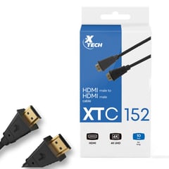 XTECH - Cable HDMI XTech XTC-152 HDMI Macho a HDMI Macho 3m De Largo