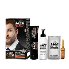 LIFE FOR MEN - Kit Tinte 05 Castaño Claro para Hombre