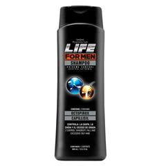 LIFE FOR MEN - Shampoo Control Extremo Anticaída y Anticaspa 400ml