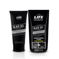 LIFE FOR MEN - Black Gel Cobertor Temporal de Canas 80ml