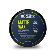 MR CLASSIC - Cera Matte Wax Fijación Extra Fuerte 60gr Mr. Classic