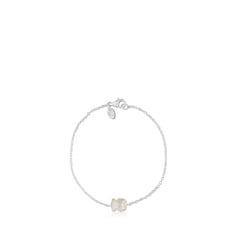 TOUS - Pulsera de plata y nácar facetado