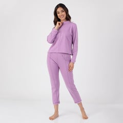 LANNA SLEEPWEAR - Pijama de Terciopelo Viscosa