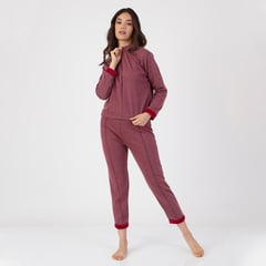 LANNA SLEEPWEAR - Pijama de Terciopelo Viscosa