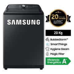 SAMSUNG - Lavadora Bubble Smart 20Kg WA20A8377GV/PE